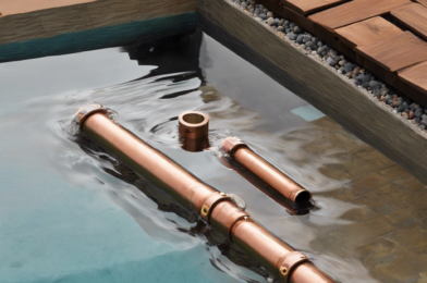 how to stop leak from pool incoming water copper pipe